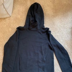 Cowl-neck hoodie